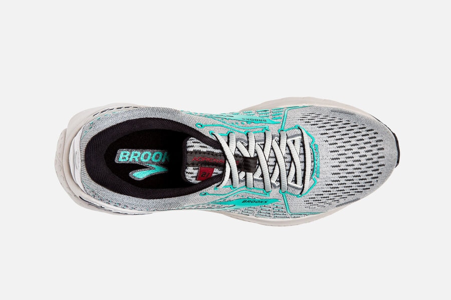 Brooks Adrenaline GTS 21 Road Running Shoes Womens Grey 658201-NDX